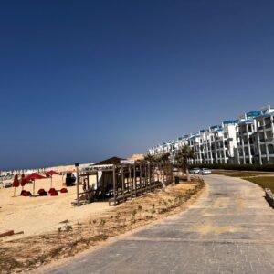 🌴 شاليه غرفتين | ❄️ غرفة مكيفة | 🏊 فيو بول وجاردن | الدور الثالث