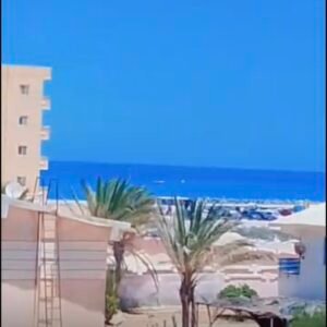 شالية في الابيض العام ڤيو بحر 💙✅🌊