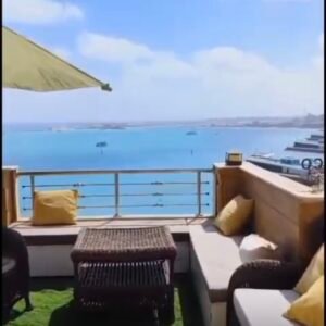 رووف فاخر مكيف كامل ڤيو ساحر للبحر 🌊🌸